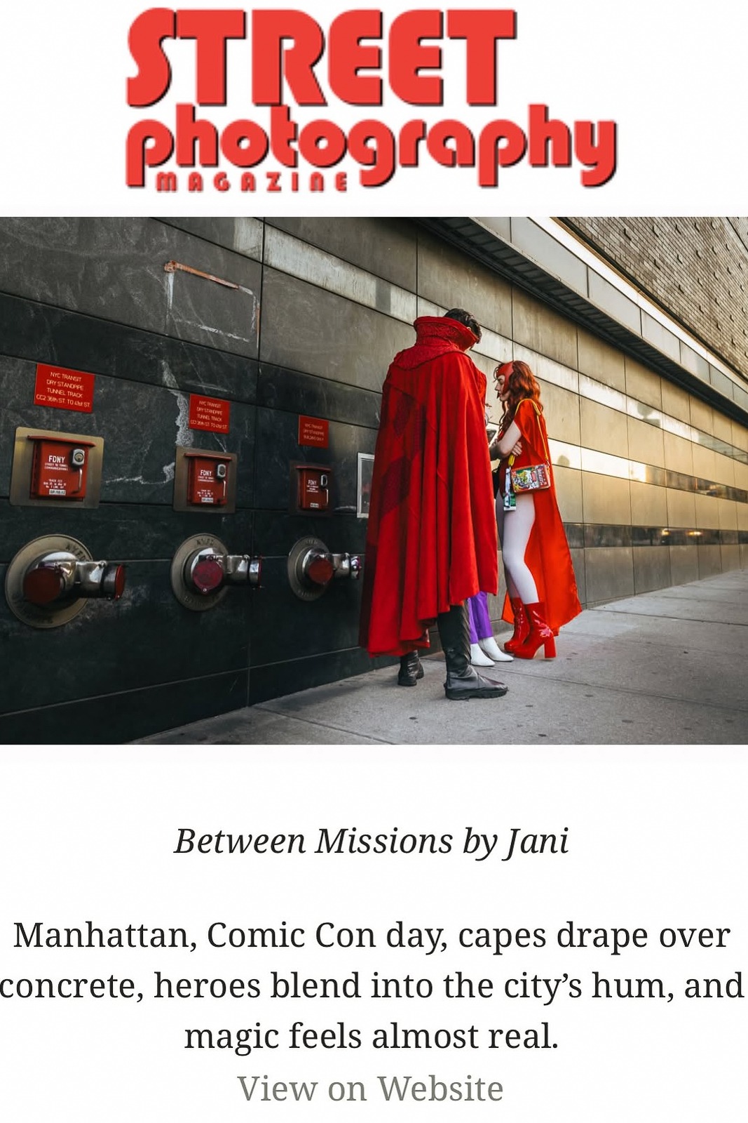 Street Photography Magazine feature 2