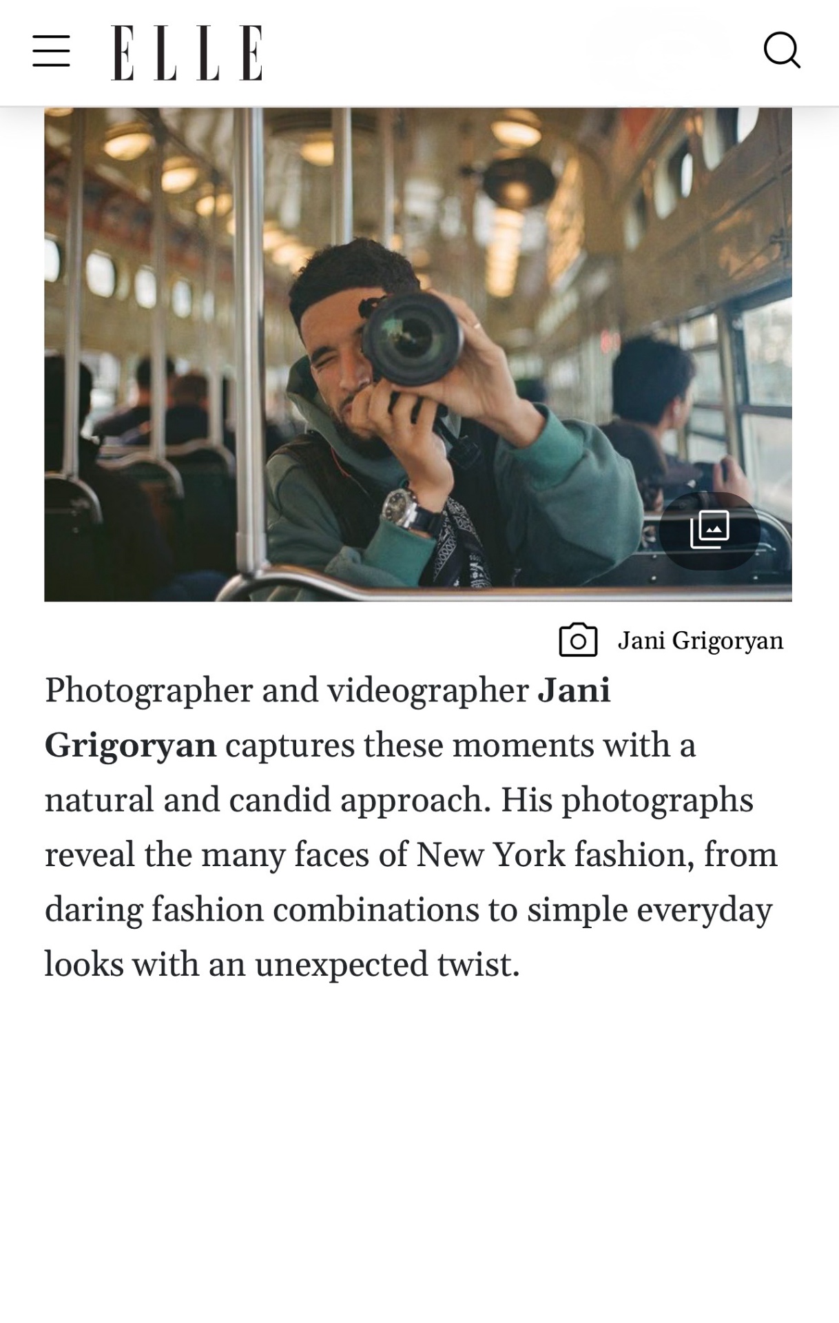 ELLE feature 1